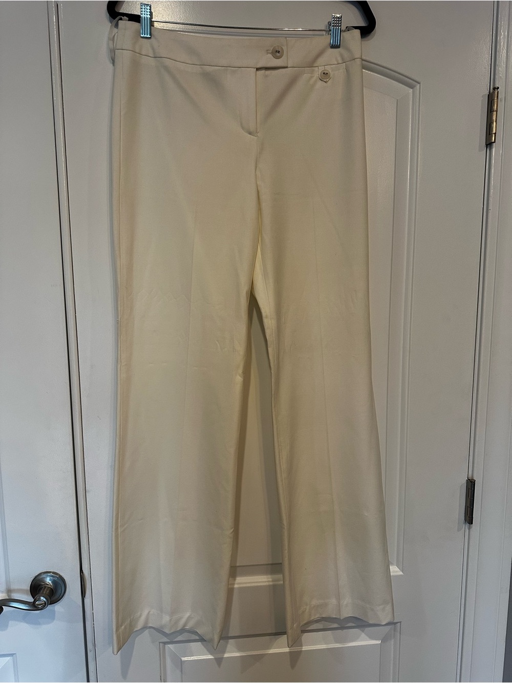 Alfani Cream Wide-Leg Dress Pants